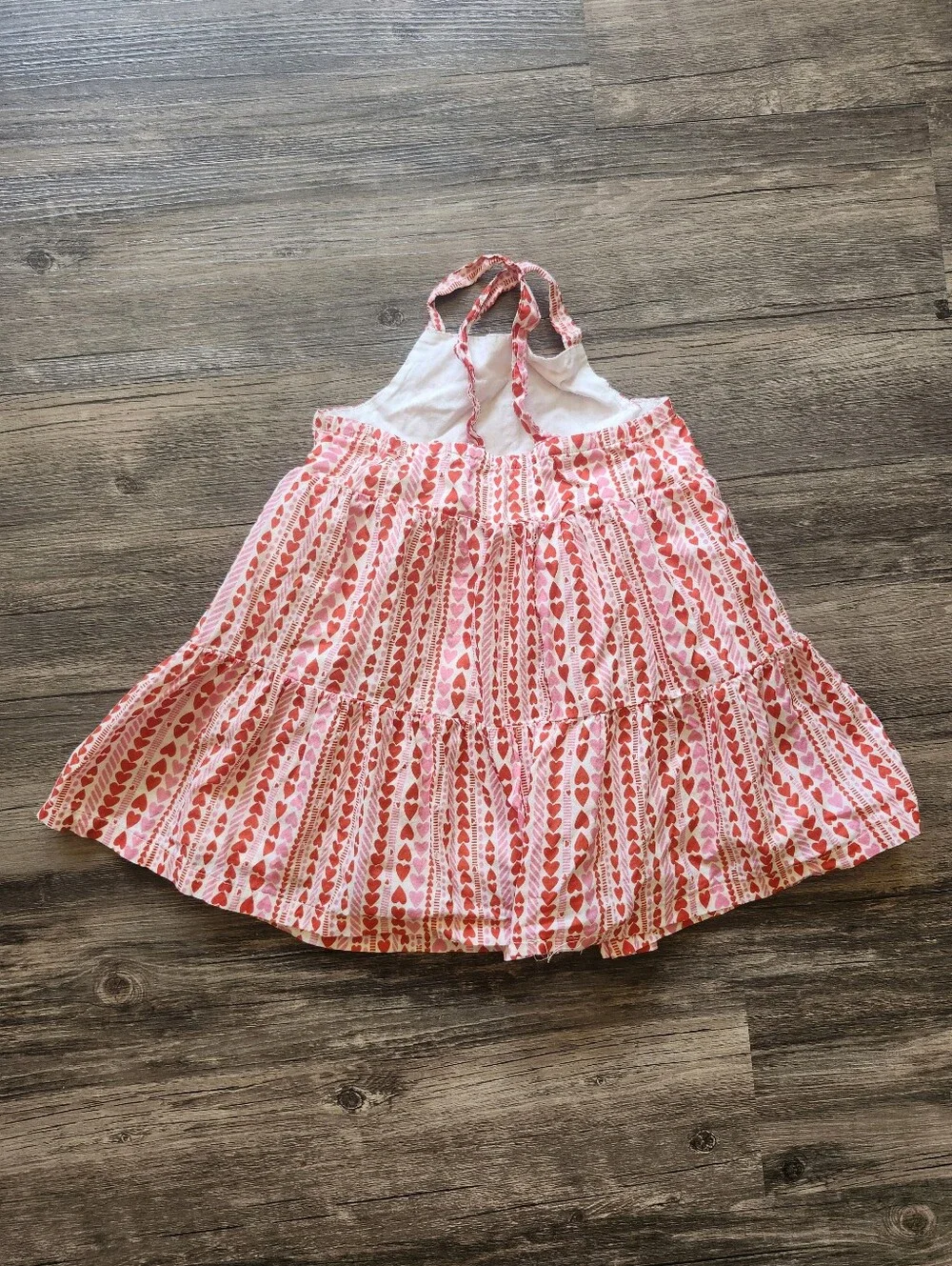 Cat & Jack Red and Pink Heart Valentine's Day Print Sundress